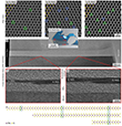 HRTEM images of MoS2 flakes